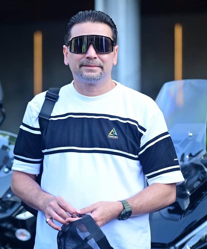 Potret Umar Lubis dalam unggahan akun Instagram @umaylubis dengan fokus pada wajah dan penampilannya.