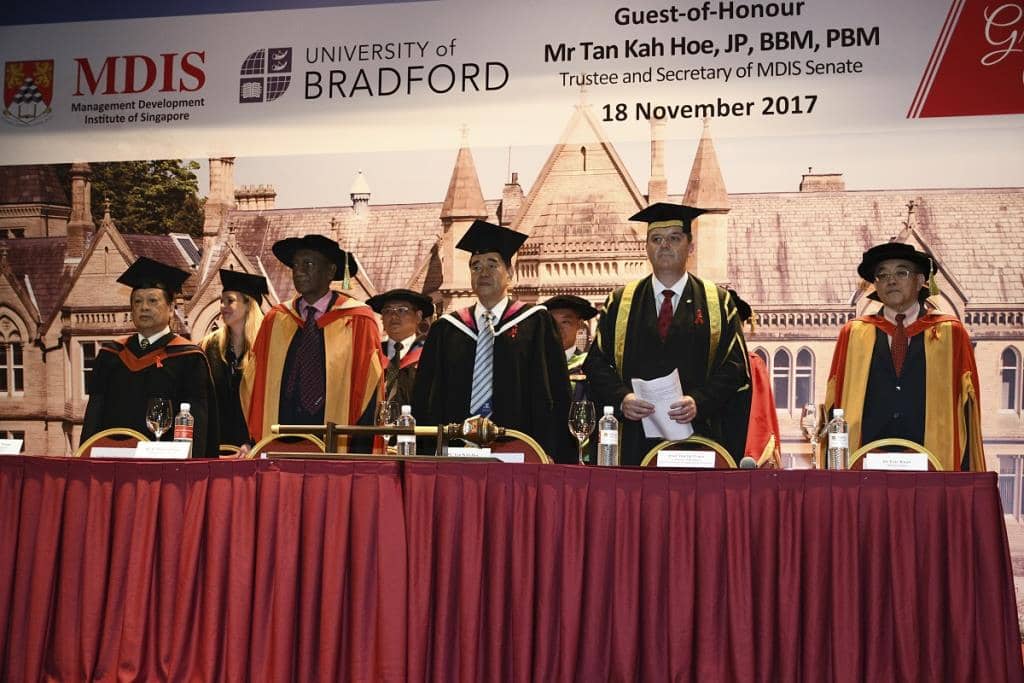 MDIS dan University of Bradford - graduation ceremony 2017