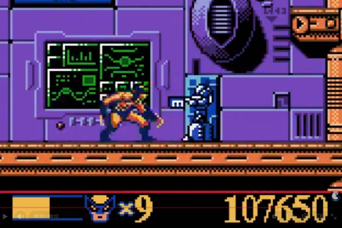 cuplikan gameplay X-Men: Wolverine's Rage