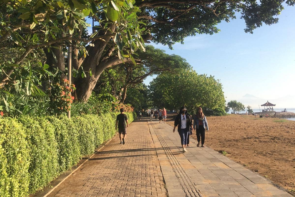 pedestrian di Sanur (dok.pribadi/Natalia Indah)
