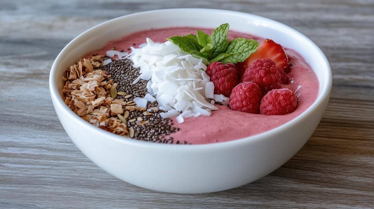 ilustrasi smoothie bowl