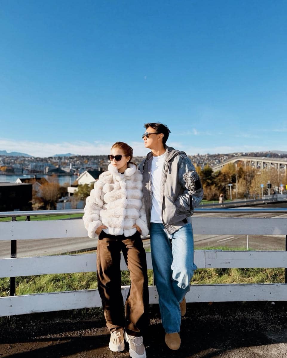 Felicya Angelista dan Caesar Hito liburan di Tromsø