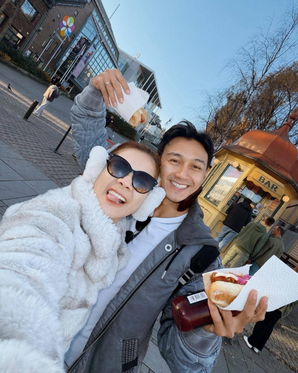 Felicya Angelista dan Caesar Hito liburan di Tromsø