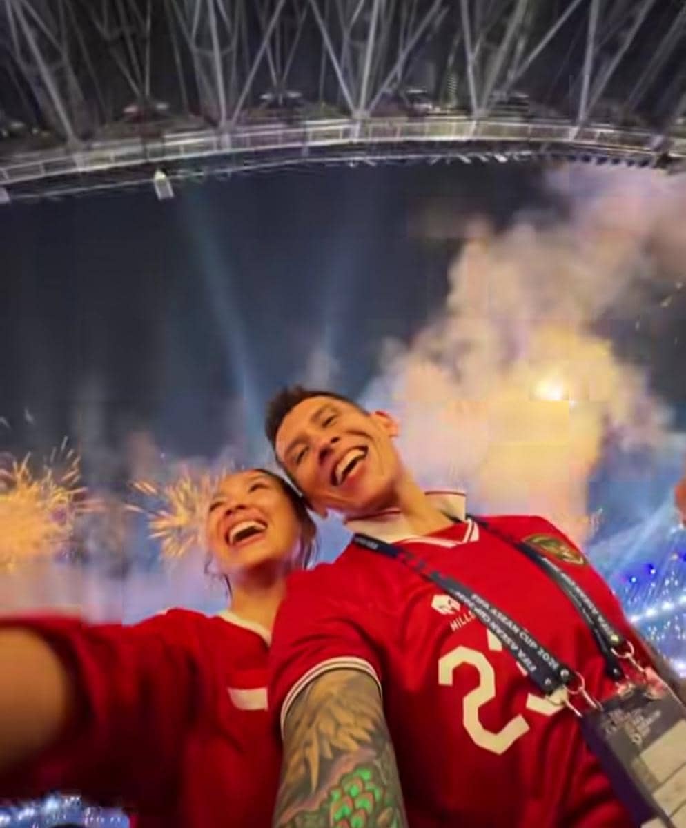Ganindra Bimo dan Andrea Dian nonton final FIFA ASEAN Cup 2026