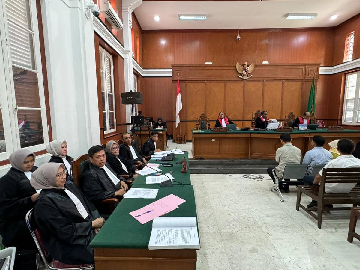Sidang kasus bibit nanas di PN Tipikor Makassar, Senin (5/10/2026). Dok. Istimewa