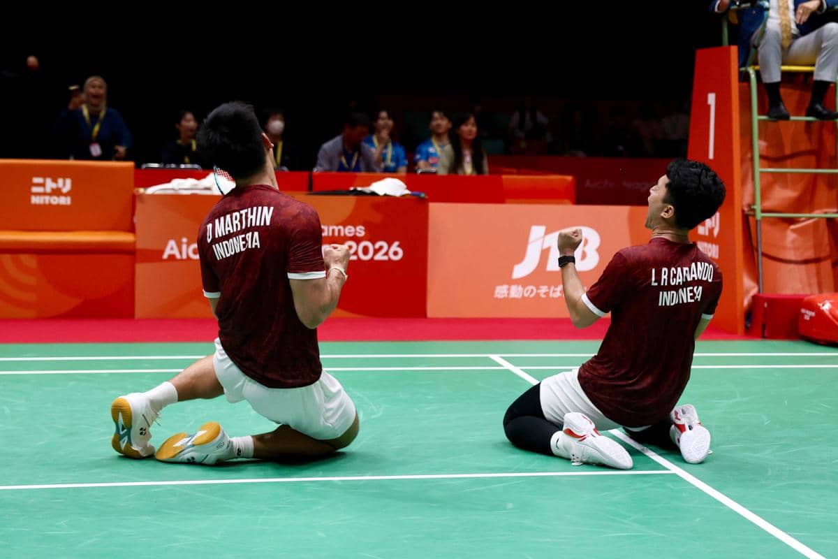 Leo Rolly Carnando/Daniel Marthin di final Asian Games 2026 Aichi-Nagoya (dok.PP PBSI)