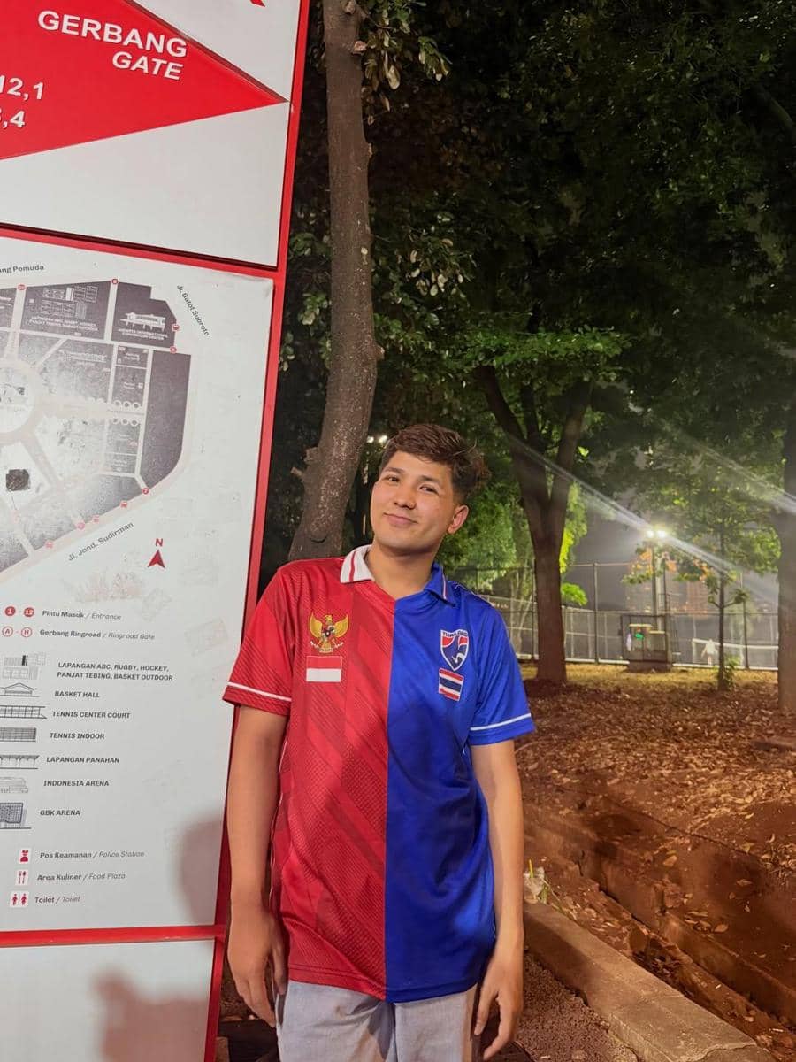 Jirayut pakai jersey setengah Indonesia setengah Thailand di final FIFA ASEAN Cup 2026
