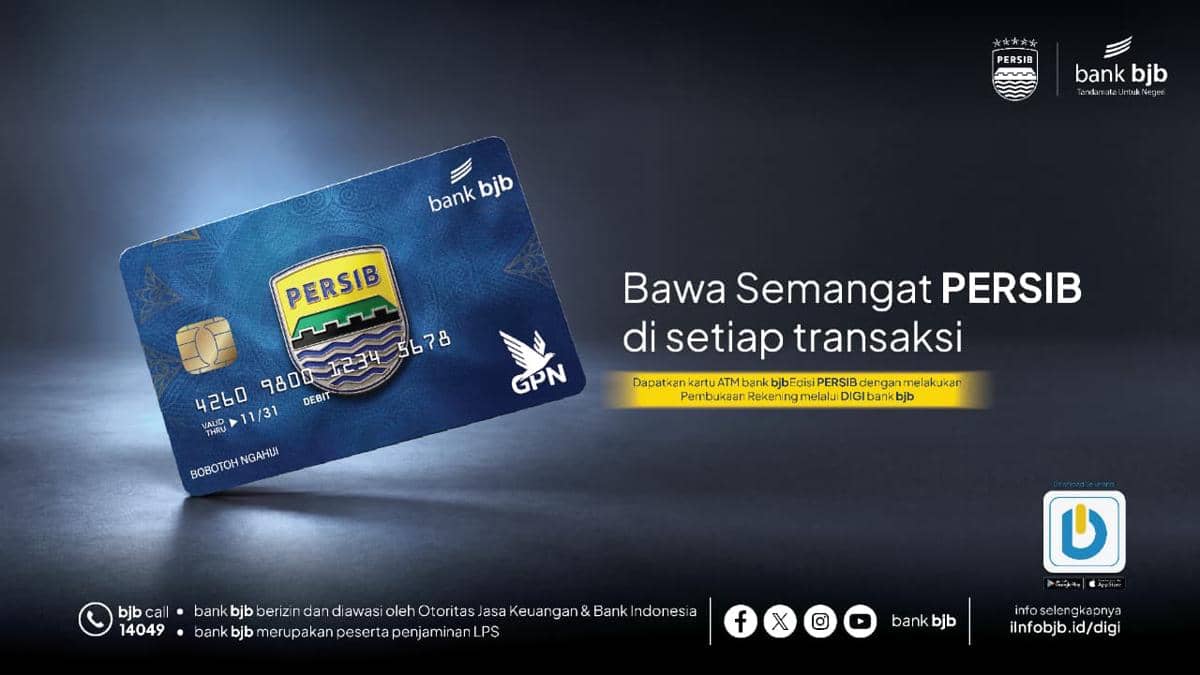 Kartu ATM bank bjb Edisi PERSIB Bisa Didapat lewat DIGI, Begini Caranya