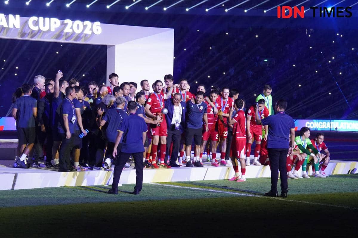 [FOTO] GBK Jadi Arena Pesta Timnas Indonesia Usai Juara FIFA ASEAN Cup
