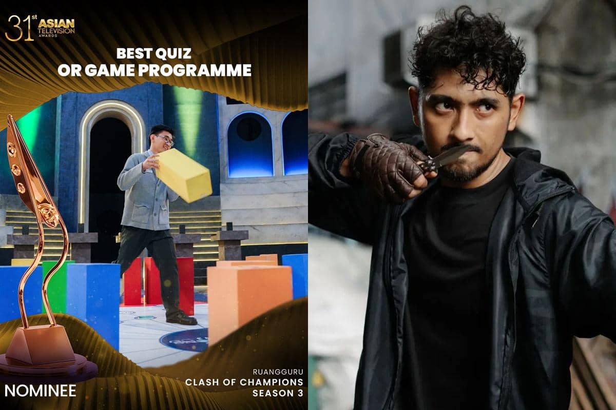 Kolase promosi Clash of Champions dan serial Algojo yang masuk nominasi Asian Television Awards 2026.