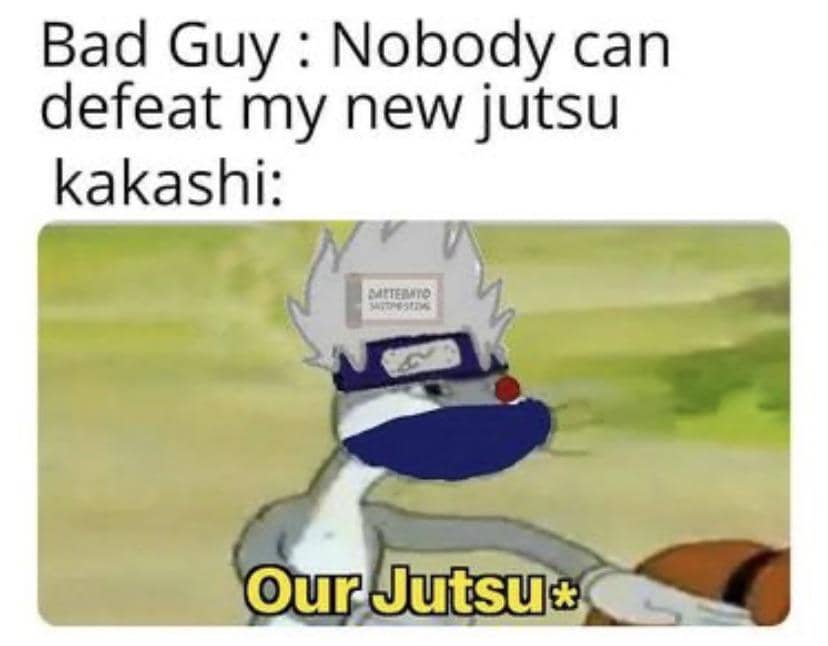 meme Naruto tentang ninja peniru