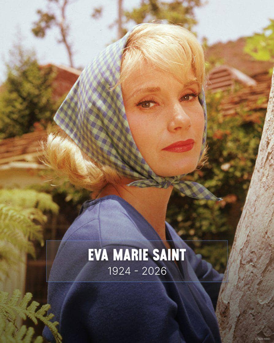 Potret Eva Marie Saint yang disertai kredit akun X Warner Bros. Home Entertainment pada keterangan gambar.