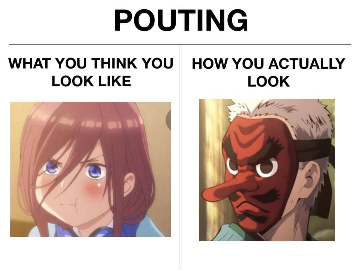 meme anime tentang topeng