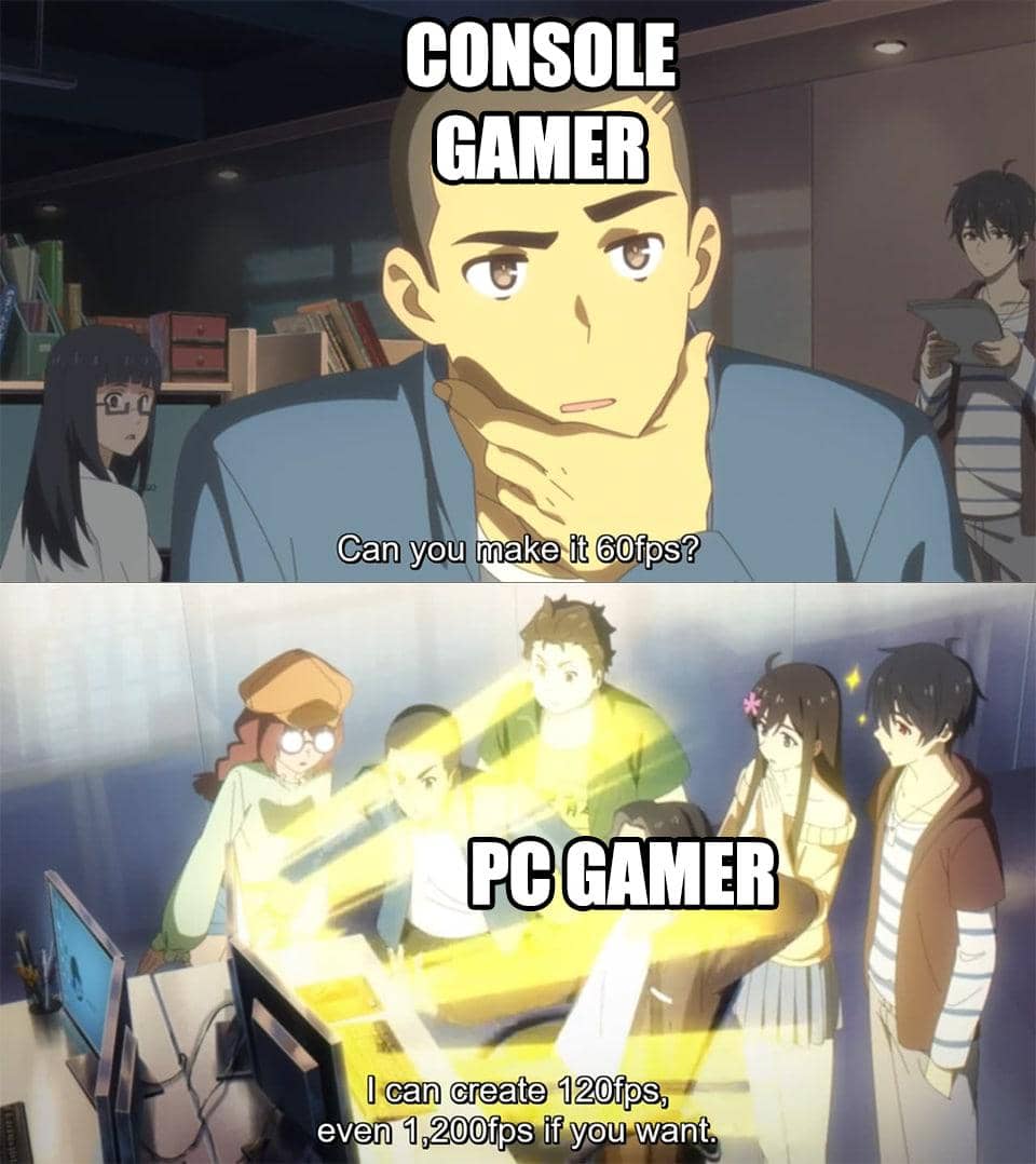 meme anime tentang FPS