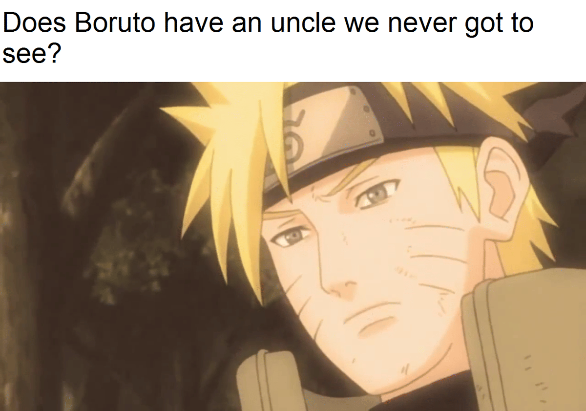 meme Naruto tentang paman
