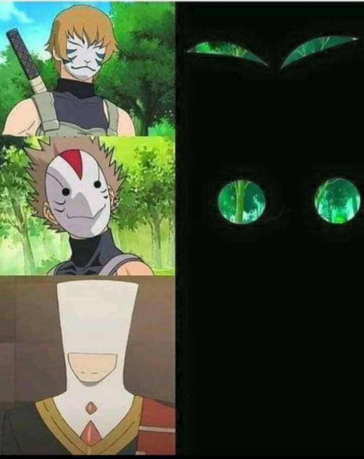 meme anime tentang topeng