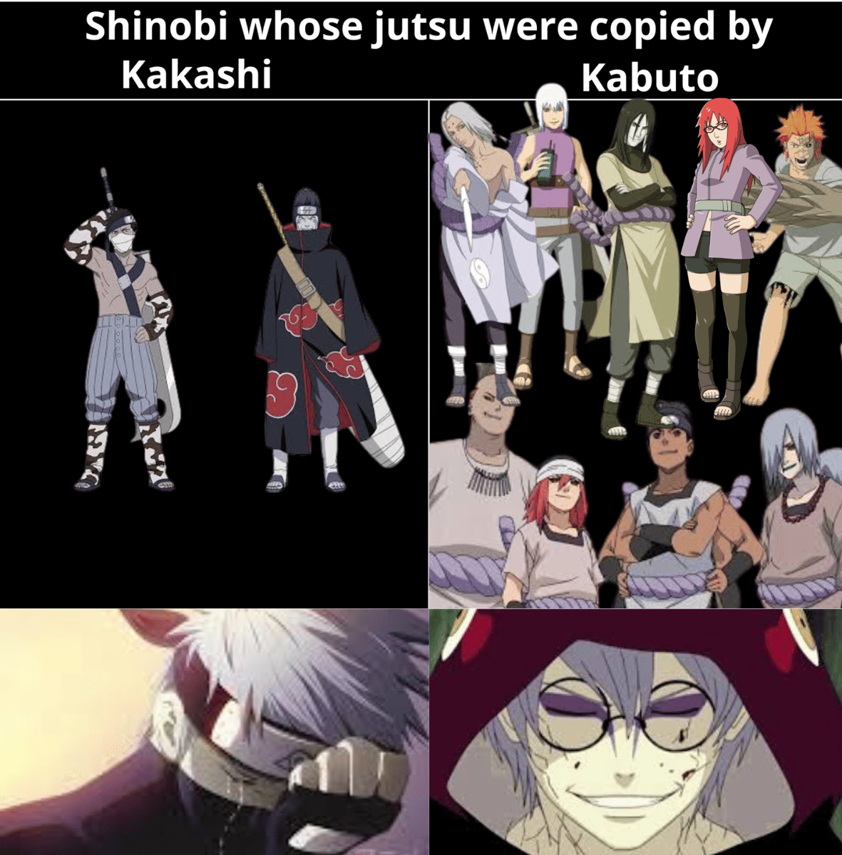 meme Naruto tentang ninja peniru
