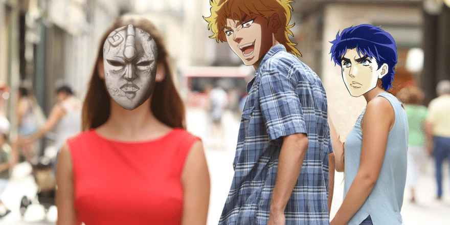 meme anime tentang topeng