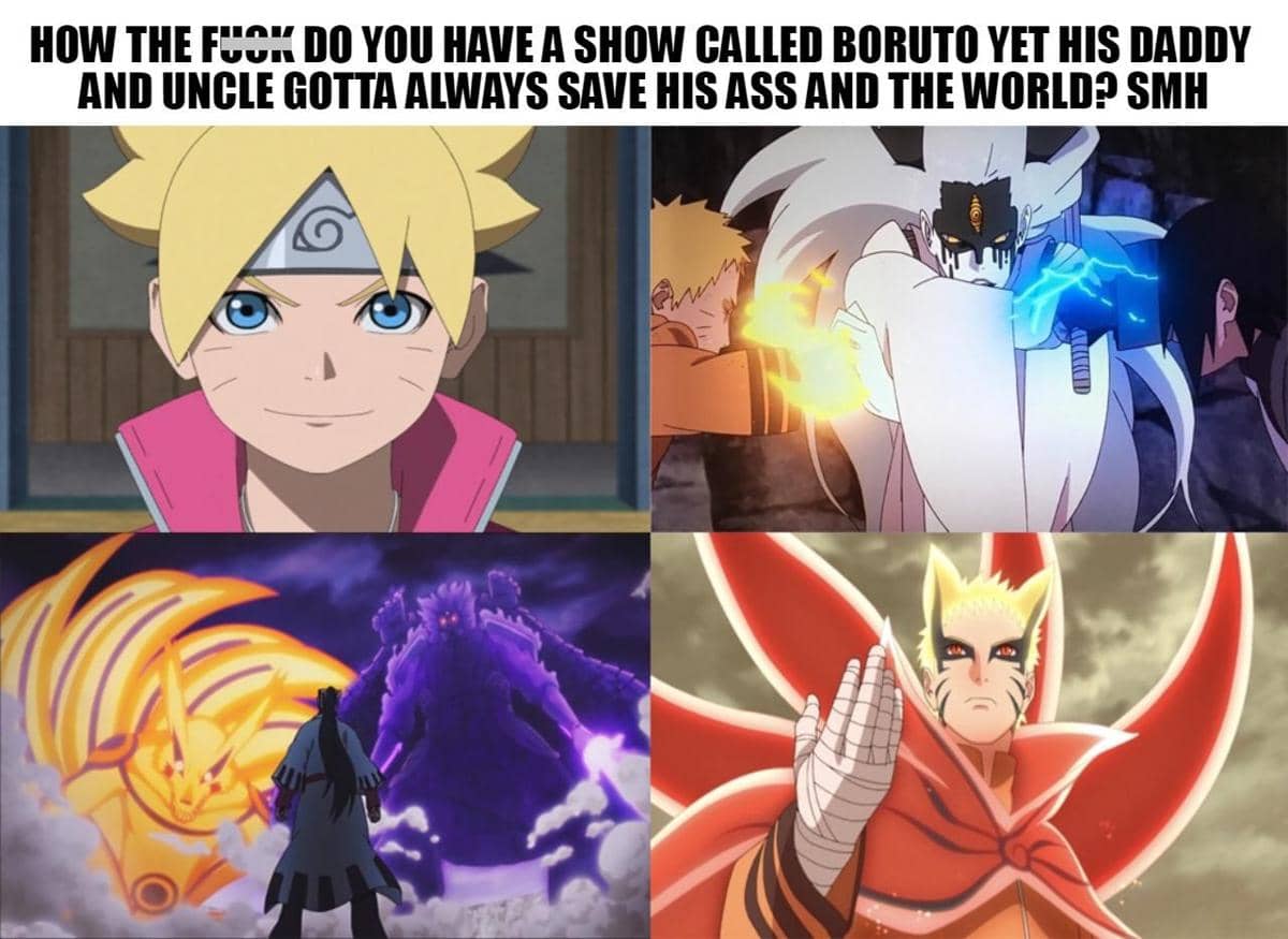 meme Naruto tentang paman