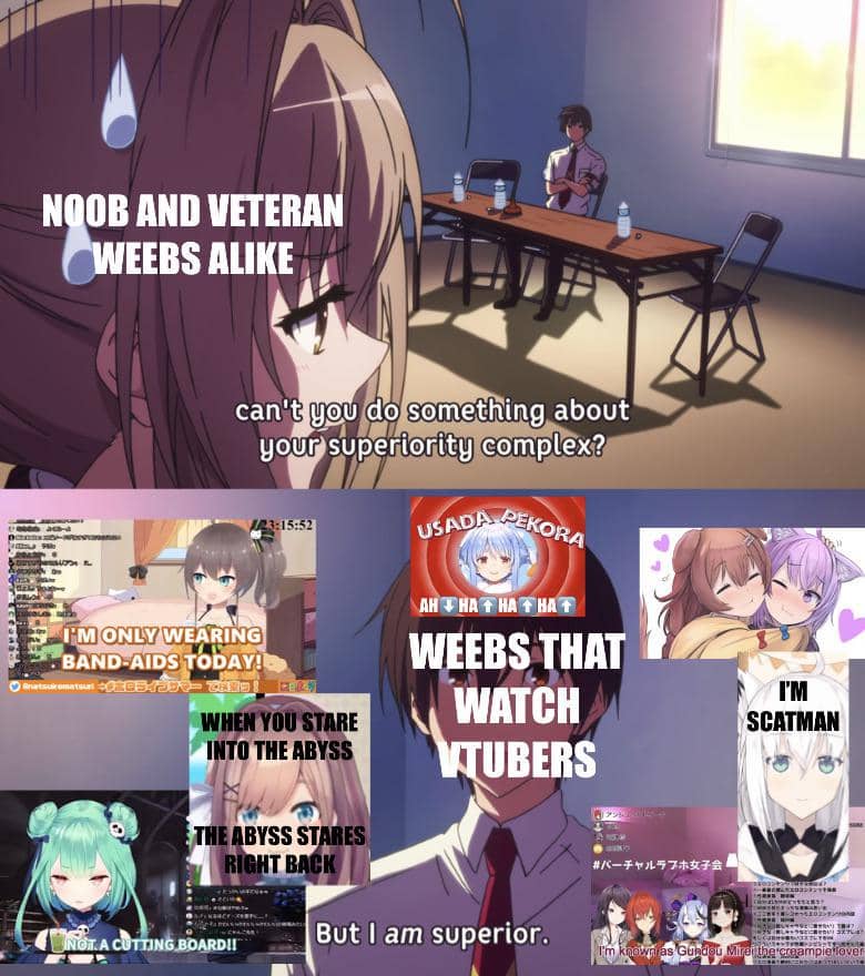 meme anime tentang kecanduan
