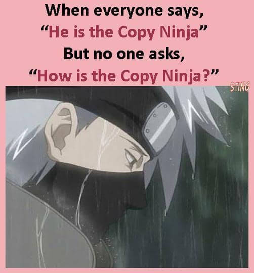 meme Naruto tentang ninja peniru
