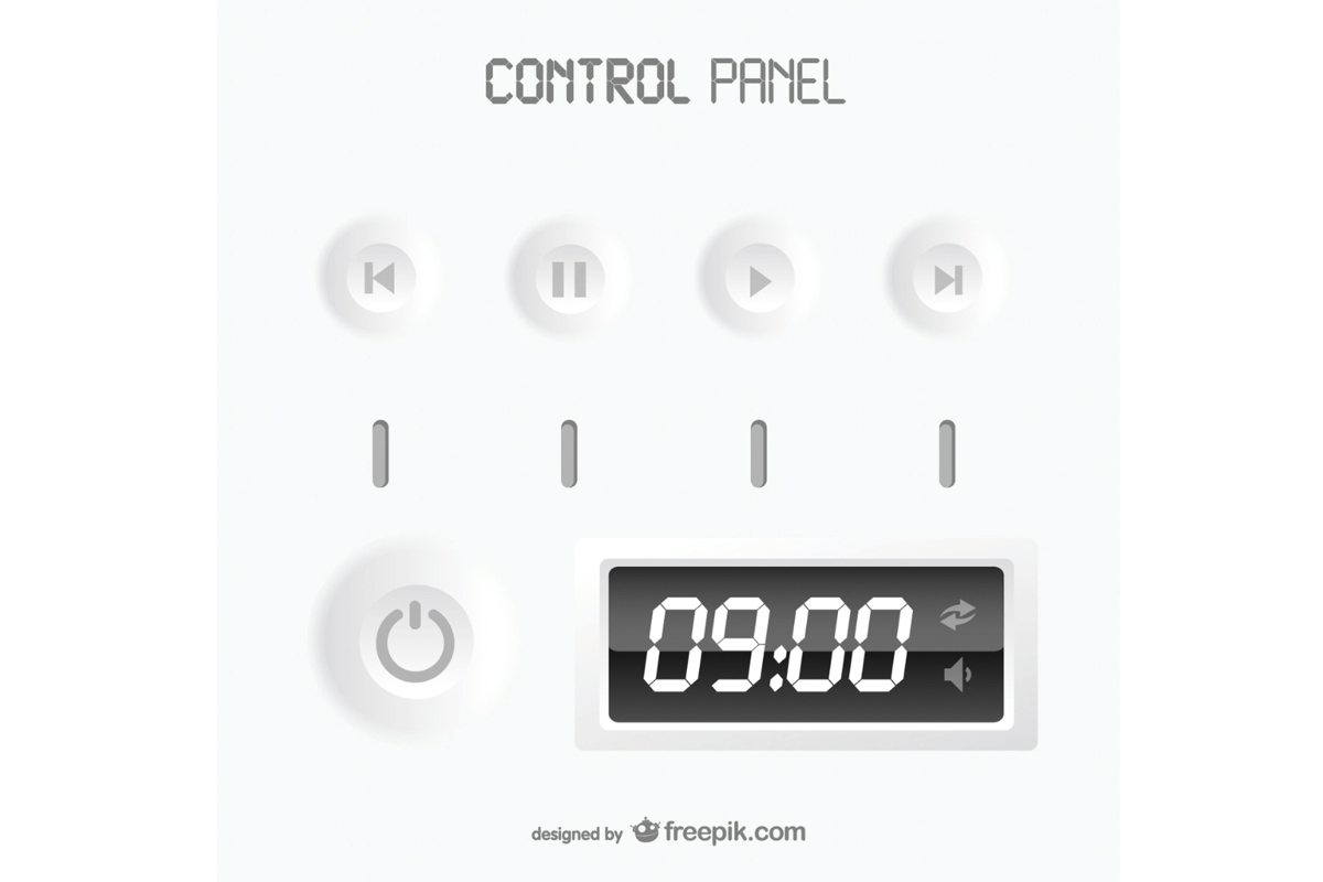 ilustrasi control panel AC