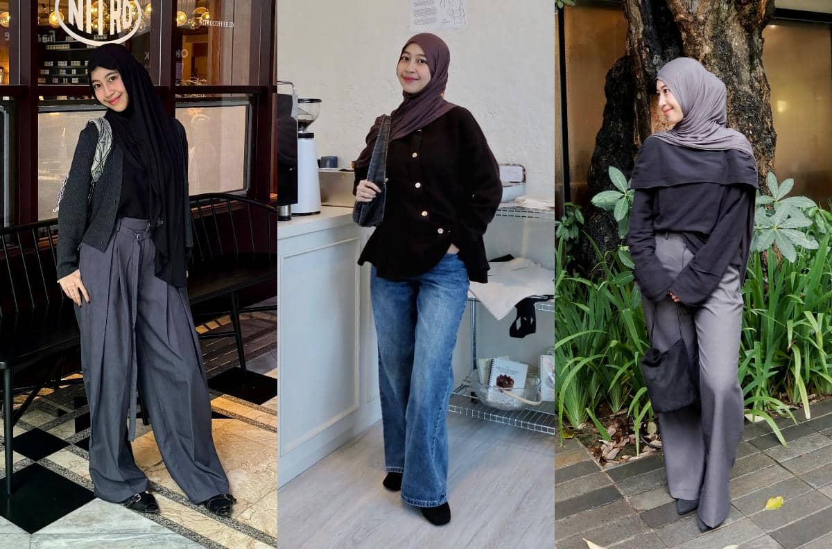 9 Ide OOTD Two Piece dengan Celana ala Adiba Khanza, buat Hang Out!