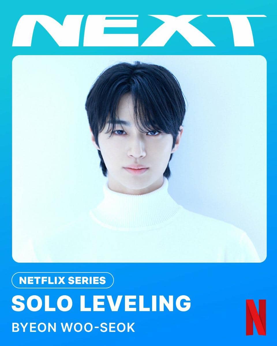 Para pemeran drama Korea Solo Leveling tampil bersama dalam unggahan promosi dari akun Netflix Korea di X.