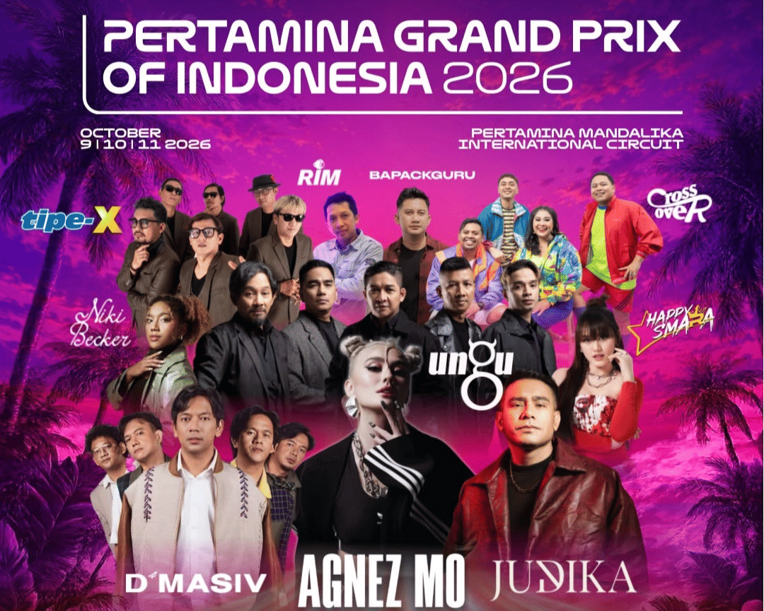 Daftar Musisi Bakal Tampil di MotoGP Mandalika 2026 dan Rundown-nya