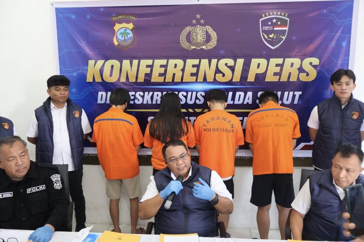 Polisi Bongkar Komplotan Love Scamming di Sulut, Raup Rp 1 Miliar