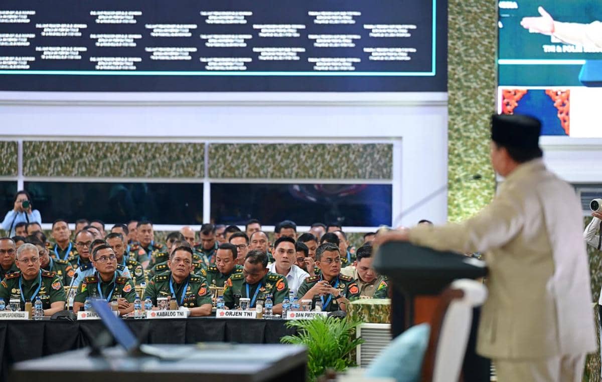 Prabowo Ungkap Alasan Undang 800 Perwira Tinggi TNI-Polri ke Istana