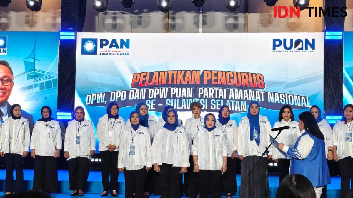 Zulhas Lantik 150 Pengurus PAN di Sulsel, Bidik Tiga Besar di Pemilu 2029
