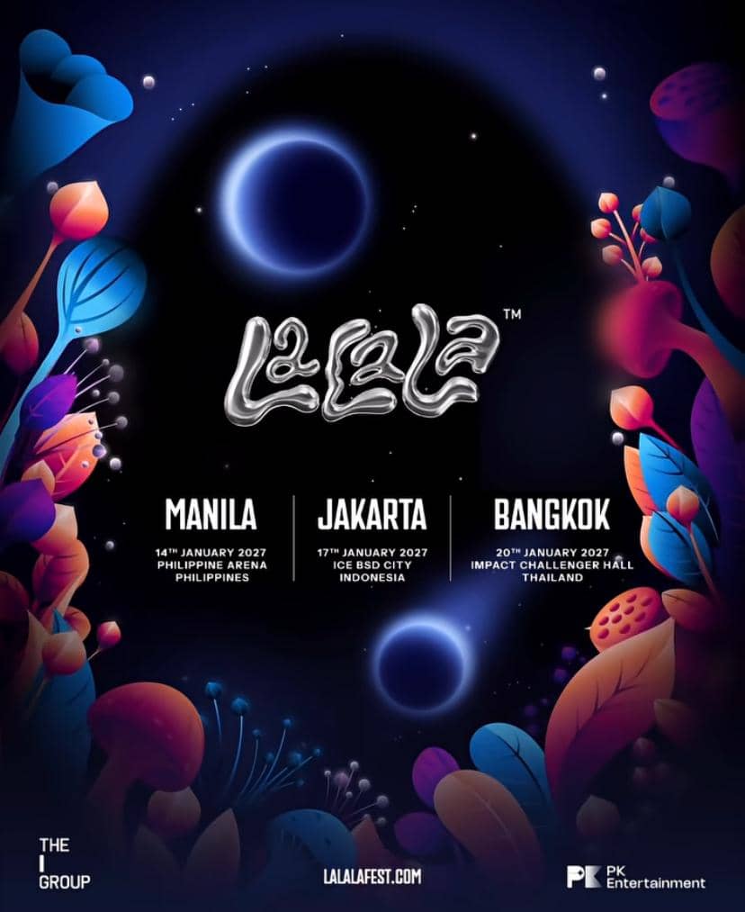 Unggahan Instagram resmi LaLaLa Festival 2027 dari akun lalala.fest sebagai materi promosi festival.