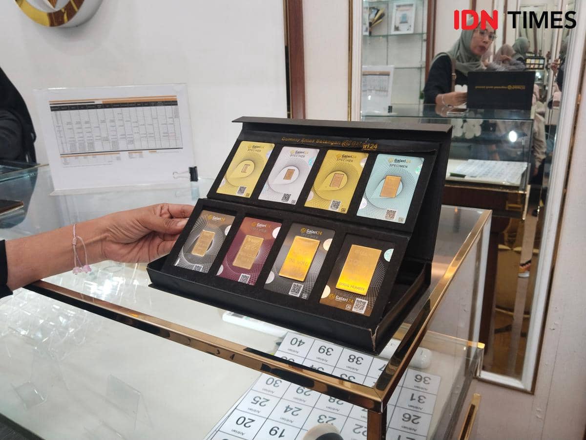Harga Emas Palembang Hari Ini Naik, Sesuku Perhiasan Rp13,7 Juta