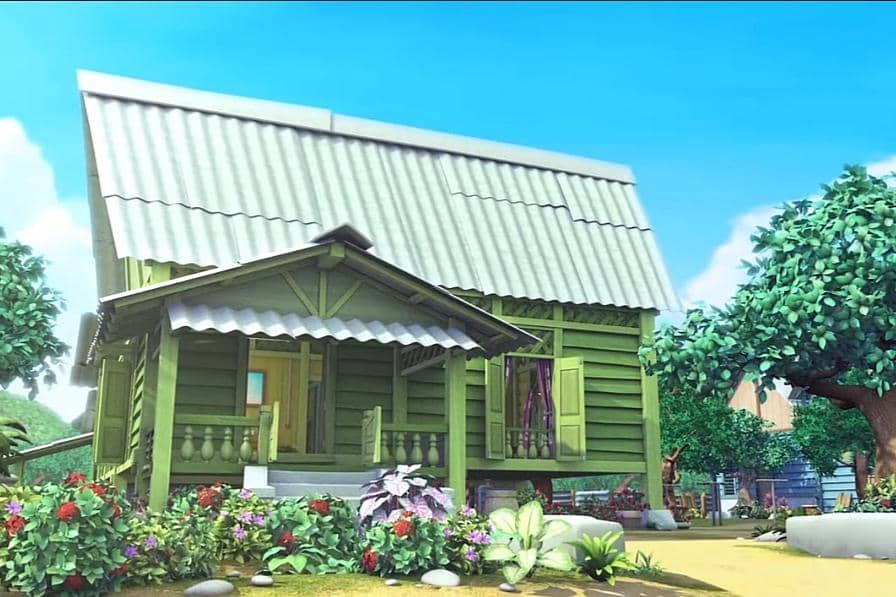 10 Detail Bagian Dalam Rumah Upin dan Ipin, Dapurnya Luas!