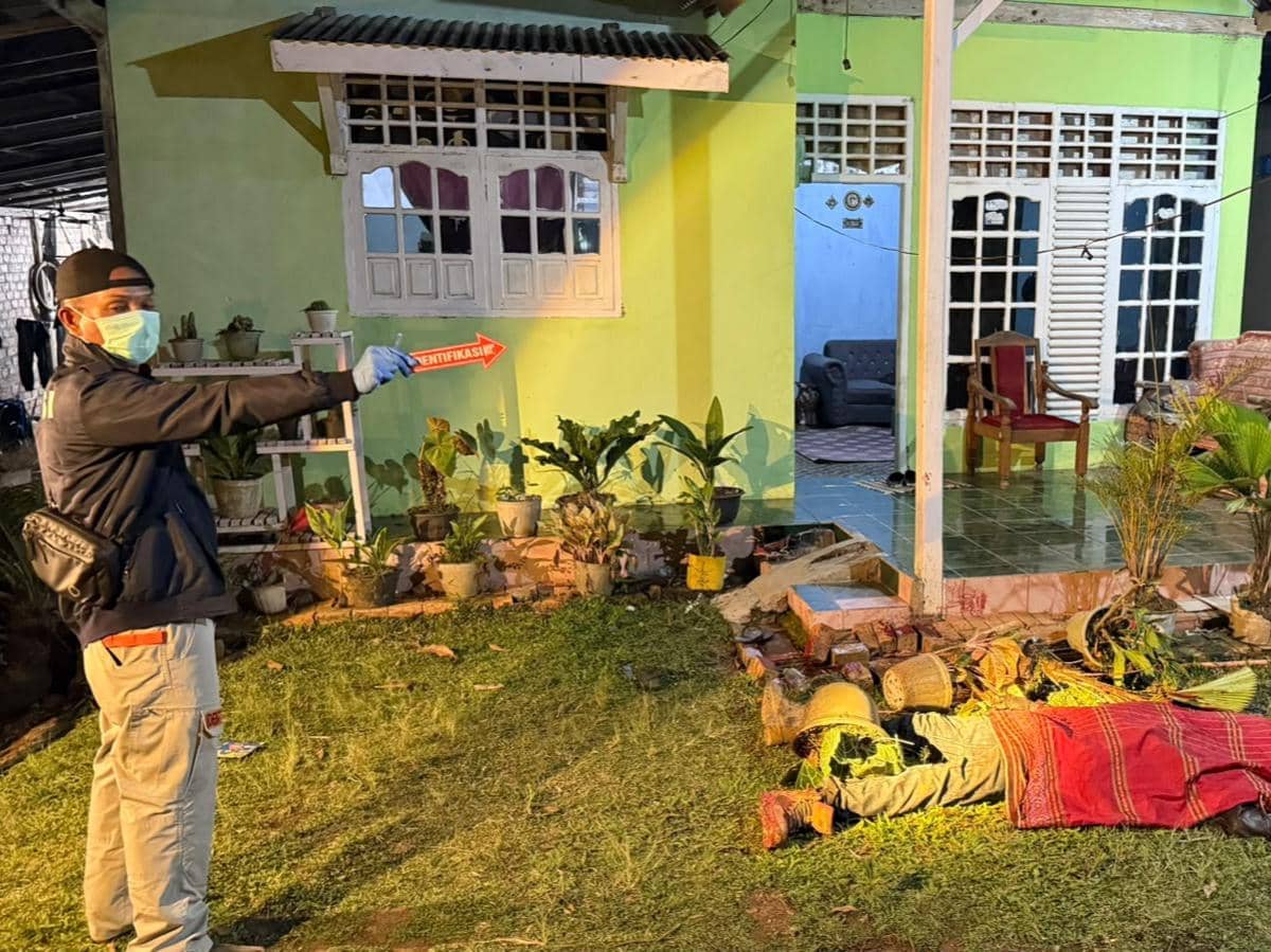Pria Tewas Bersimbah Darah di Lambar, Pelaku Menyerahkan Diri
