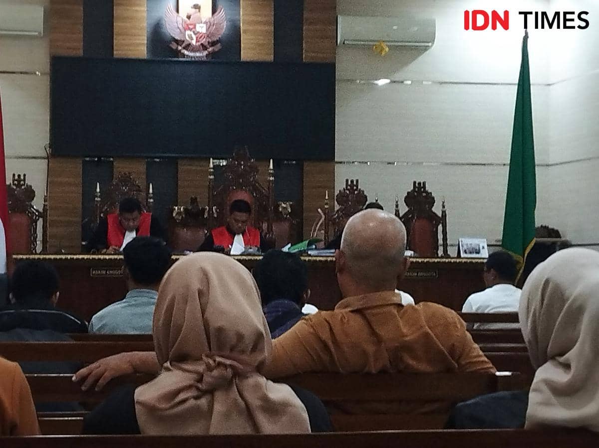 Sidang pembuktian perkara korupsi mantan Gubernur Lampung, Arinal Djunaidi di Pengadilan Negeri pada Pengadilan Tipikor Tanjungkarang