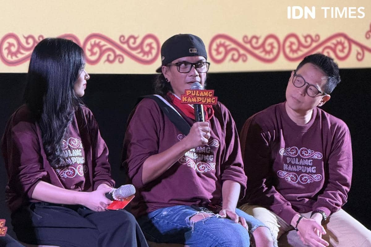 tim produksi film musikal Pulang Kampung pada Rabu (7/10/2026)