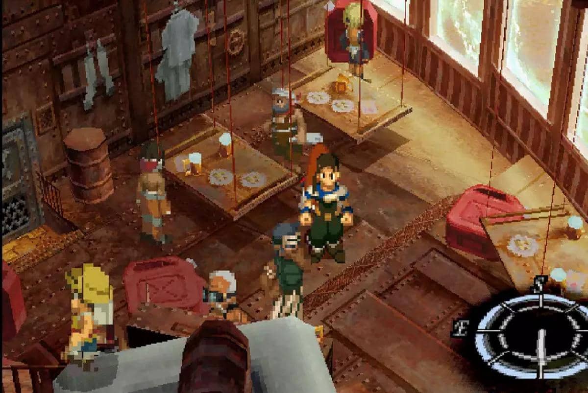 cuplikan gameplay Xenogears