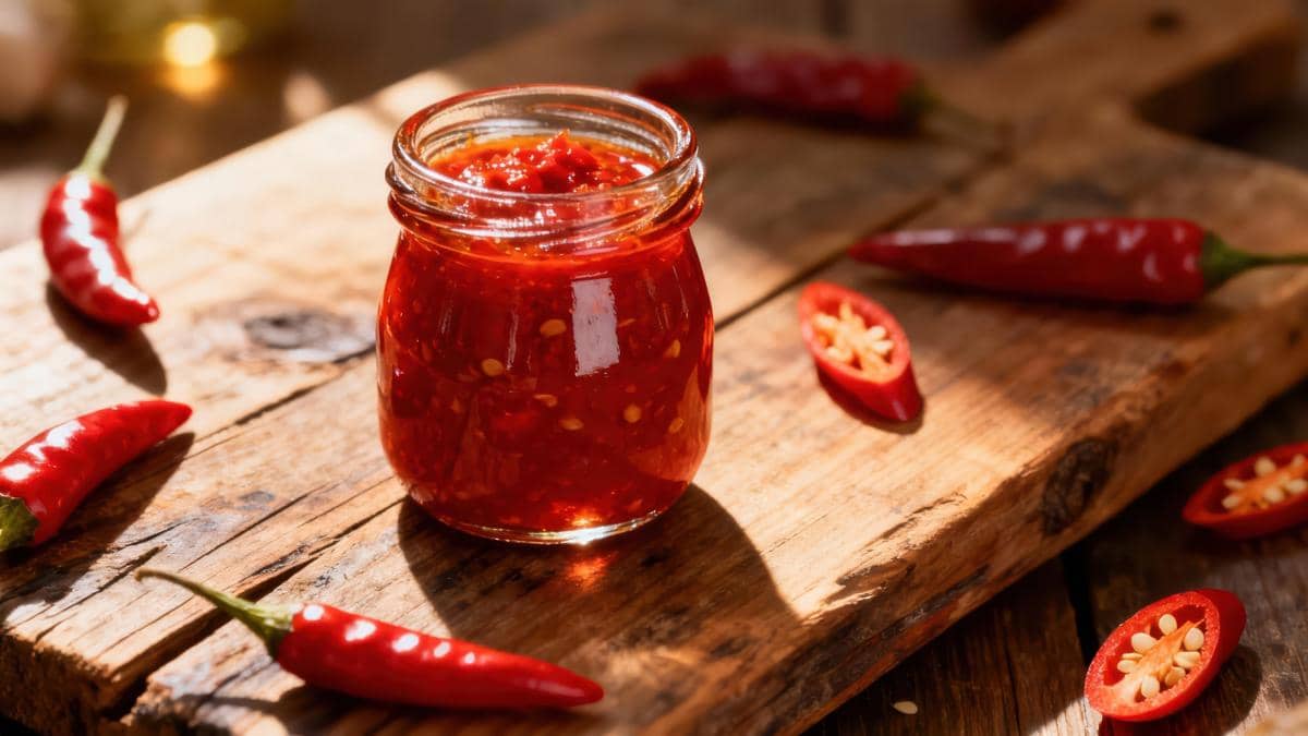 ilustrasi chili oil bon cabe