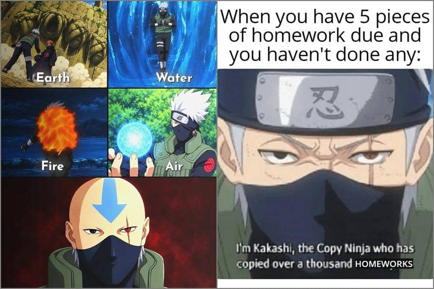 8 Meme Naruto tentang Ninja Peniru, Kakashi Dibahas Melulu