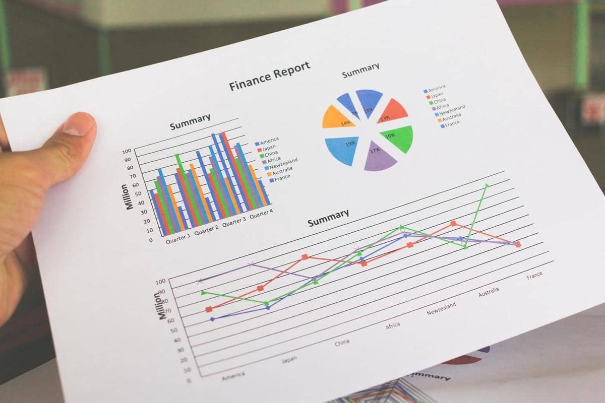 ilustrasi laporan keuangan, finance report, financial report
