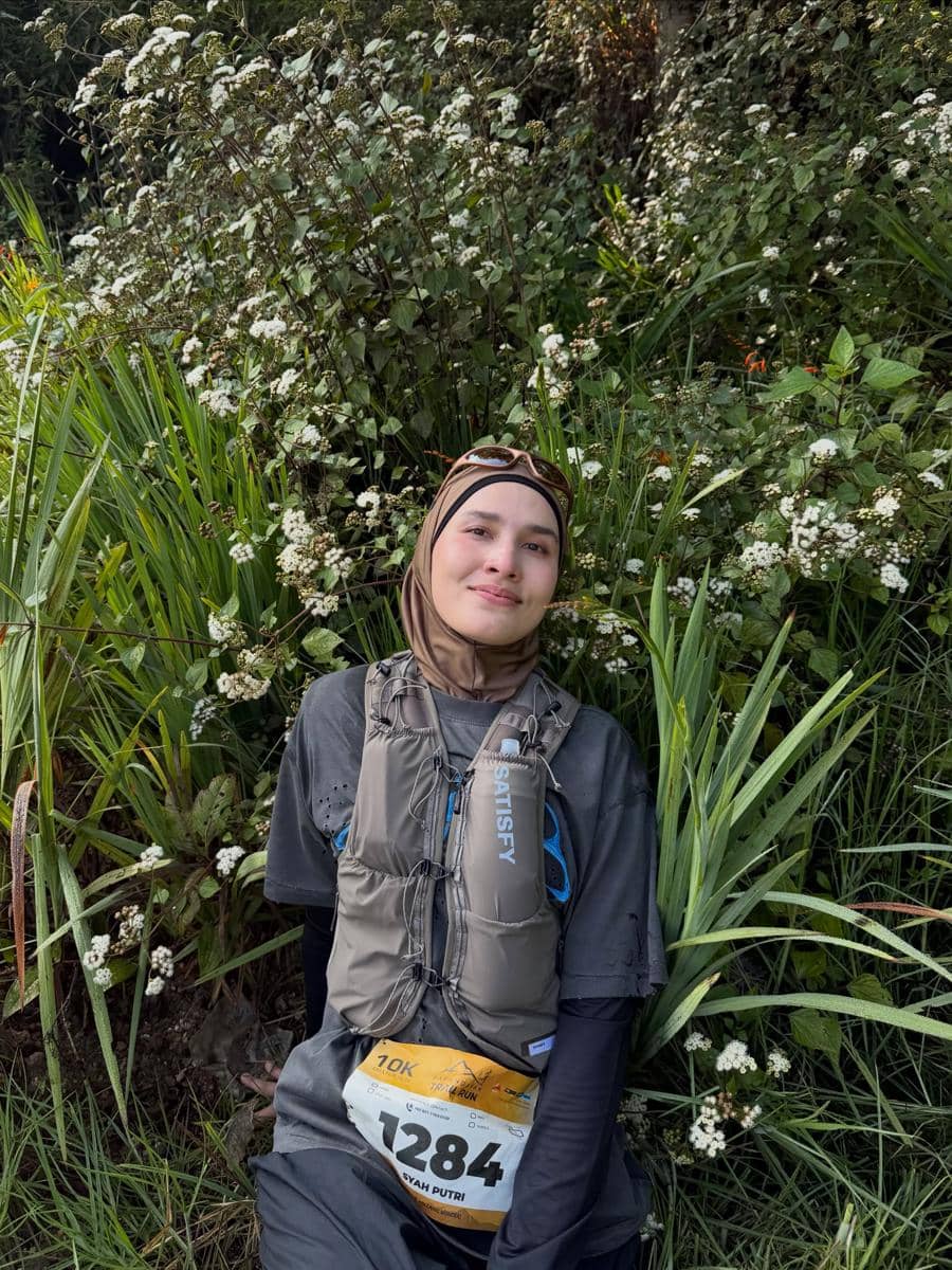 Dwi Handayani ikut Papandayan Trail Run 2026