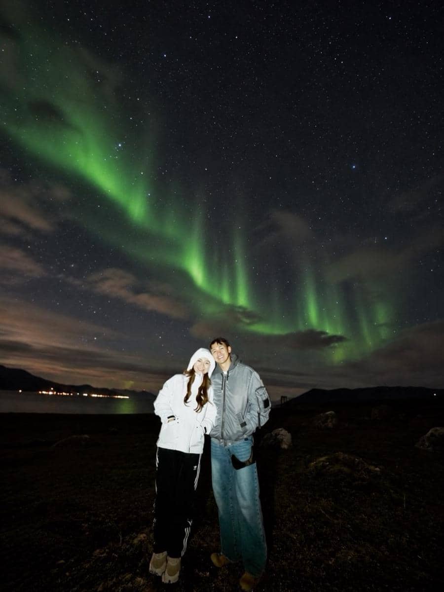 Felicya Angelista dan Caesar Hito liburan di Tromsø