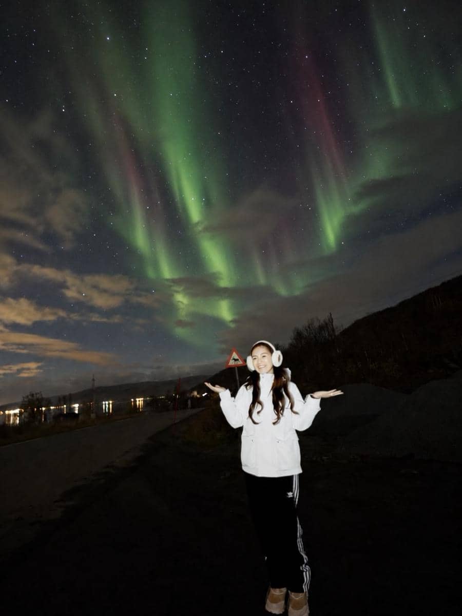 Felicya Angelista dan Caesar Hito liburan di Tromsø