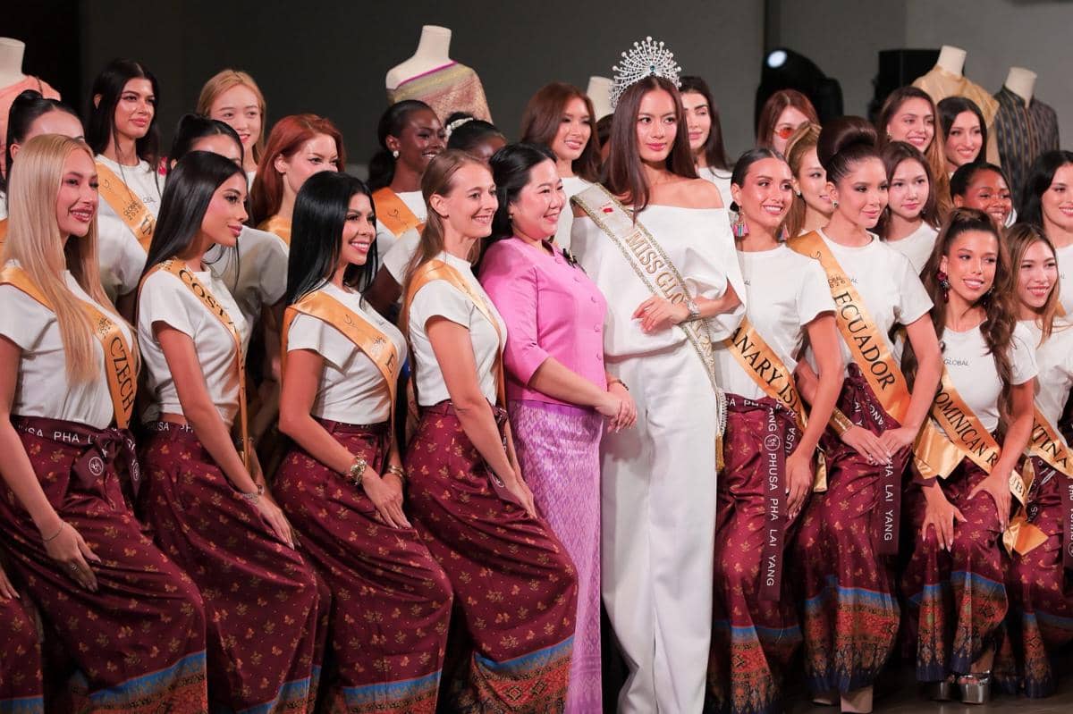kunjungan finalis Miss Global 2026 di Kementerian Kebudayaan Thailand