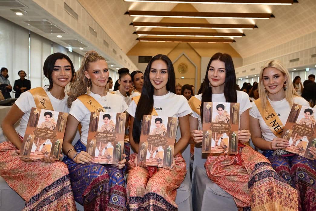 kunjungan finalis Miss Global 2026 di Kementerian Kebudayaan Thailand