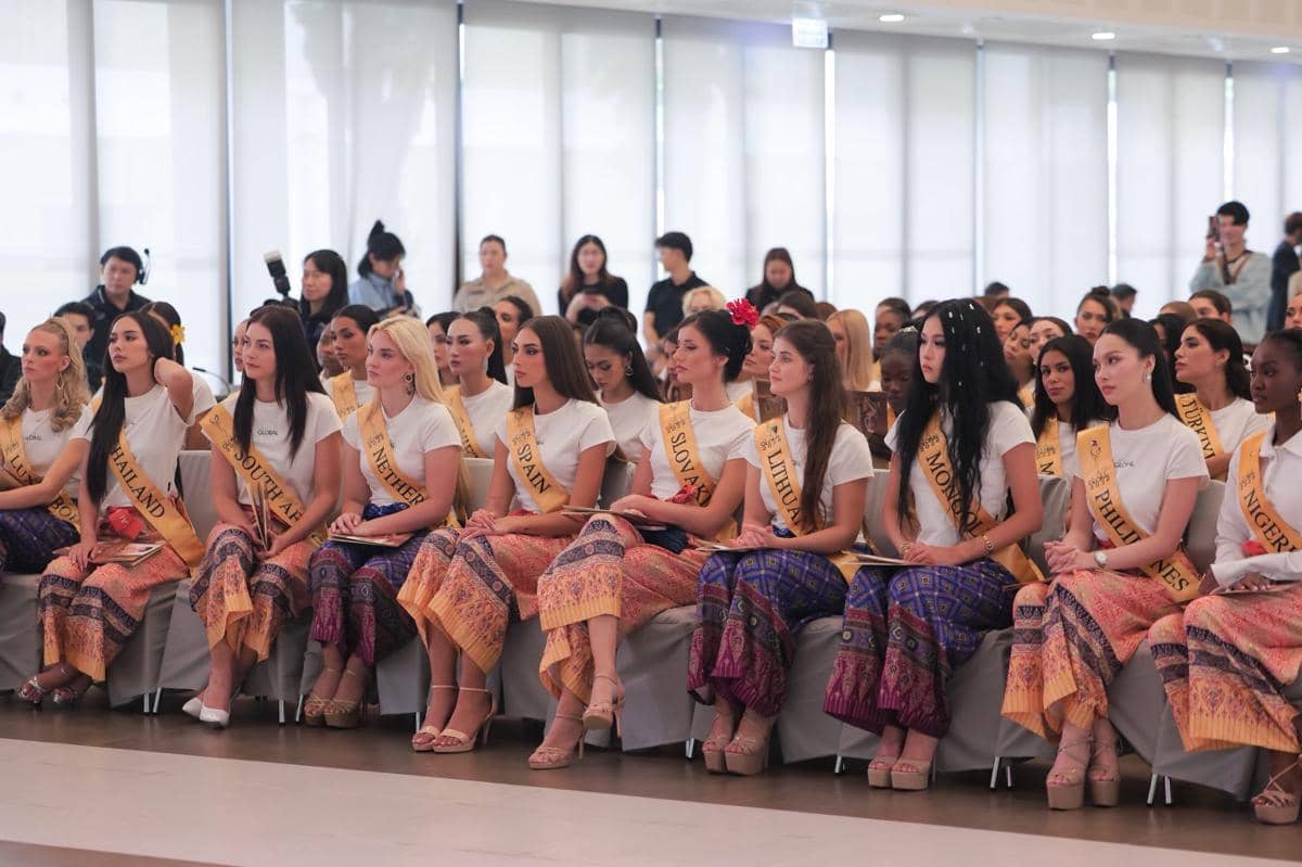 kunjungan finalis Miss Global 2026 di Kementerian Kebudayaan Thailand