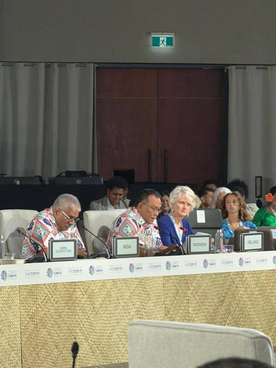 PreCOP31 Fiji Menuju COP31 Turki, Menteri Lingkungan Hidup Jumhur Tegaskan Komitmen Indonesia Perkuat Aksi Iklim Global (Dok. Tim COP31)