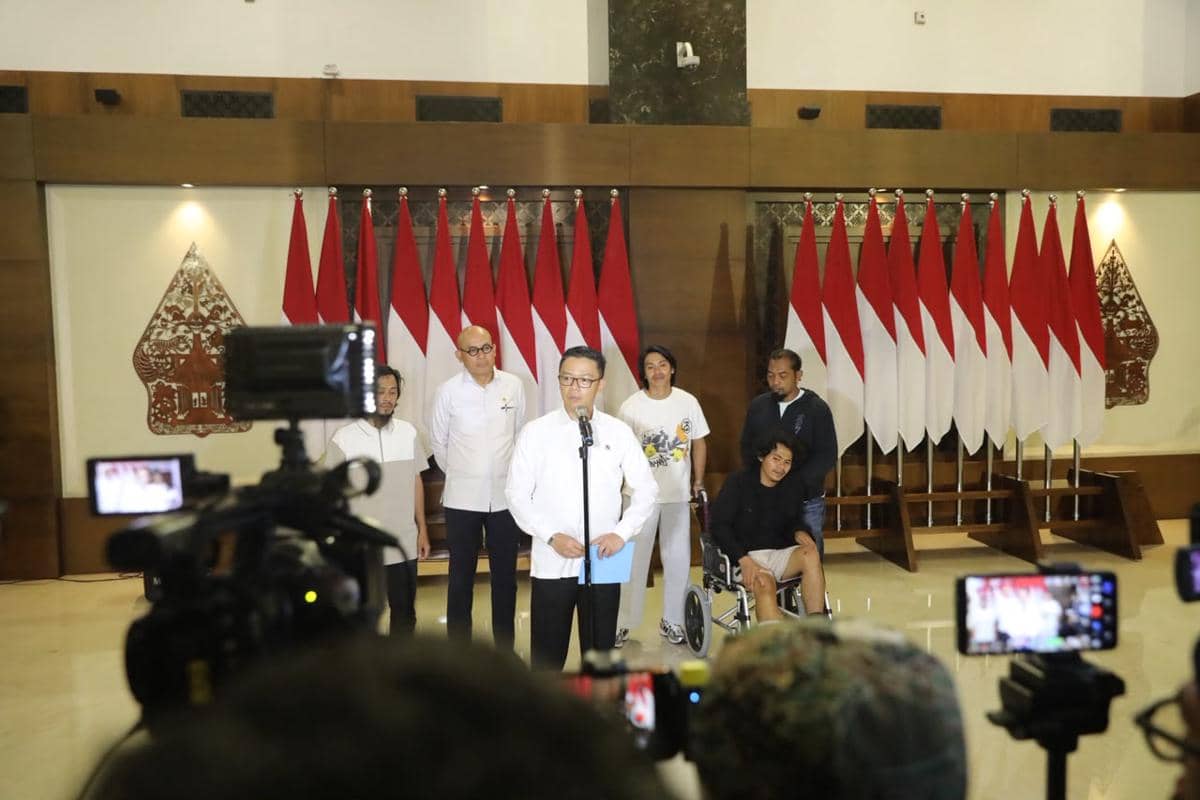 Menko PMK Sugiono Jamin Pemulihan Kesehatan Empat WNI Korban Sandera Somalia (Dok. Kemenko PMK)